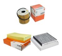MAHLE/Knecht Filtro Abitacolo Lak 454 Filtro Aria LX 1649 Filtro Olio Ox 339/2D