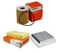 MAHLE/Knecht Filtro Abitacolo Lak 454 Filtro Aria LX 1649 Filtro Olio Ox 776D