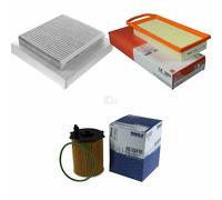 MAHLE/Knecht Filtro Abitacolo Lak 457 Filtro Aria LX 1282 Filtro Olio Ox 171/2D1