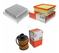 MAHLE / KNECHT Filtro Abitacolo LAK 457 Filtro Aria LX 1846 Filtro Olio OX 553D
