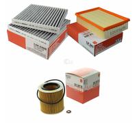 MAHLE/Knecht Filtro Abitacolo Lak 630/S Filtro Aria LX 343 Filtro Olio Ox 387D