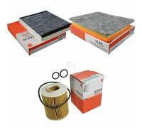 MAHLE/Knecht Filtro Abitacolo Lak 74 Filtro Aria LX 1826 Filtro Olio Ox 163/4D