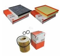 MAHLE/Knecht Filtro Abitacolo Lak 74 Filtro Aria LX 735 Filtro Olio Ox 163/4D