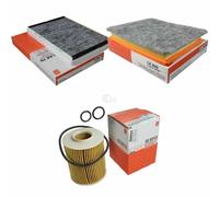 MAHLE/Knecht Filtro Abitacolo Lak 75 Filtro Aria LX 1826 Filtro Olio Ox 163/4D