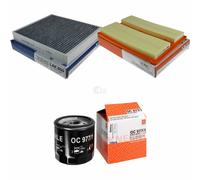MAHLE/Knecht Filtro Abitacolo Lak 809 Filtro Aria LX 3525 Filtro Olio Oc 977/1