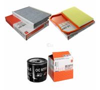MAHLE/Knecht Filtro Abitacolo Lak 811 Filtro Aria LX 3306 Filtro Olio Oc 977/1