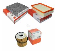 MAHLE / KNECHT Filtro Abitacolo LAK 859 Filtro Aria LX 935 Filtro Olio OX 339/2D
