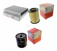 MAHLE/Knecht Filtro Abitacolo Lak 875 Filtro Aria LX 1780/3 Filtro Olio Oc 1063