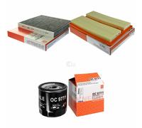 MAHLE/Knecht Filtro Abitacolo Lak 888 Filtro Aria LX 3525 Filtro Olio Oc 977/1