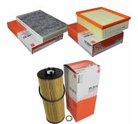 MAHLE / KNECHT Filtro Abitacolo LAK 93 Filtro Aria LX 593/1 Filtro Olio OX 164D