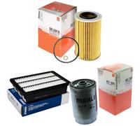 MAHLE / KNECHT Filtro Carburante KC 101 Filtro Aria LX 2832 Filtro Olio OX 436D