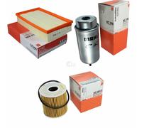 MAHLE / KNECHT Filtro Carburante KC 116 Filtro Aria LX 935 Filtro Olio OX 339/2D