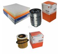 Mahle / Knecht Filtro Carburante KC 244 Filtro Aria LX 1817 Filtro Olio OX 386D
