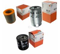 MAHLE / KNECHT Filtro Carburante KC 43 Filtro Aria LX 478/1 Filtro Olio OC 100