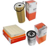 MAHLE / KNECHT Filtro Carburante KC 80 Filtro Aria LX 622 Filtro Olio OX 143D