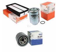 MAHLE / KNECHT Filtro Carburante KC 83D Filtro Aria LX 3347 Filtro Olio OC 205
