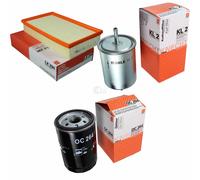 MAHLE / KNECHT Filtro Carburante KL 2 Filtro Aria LX 296 Filtro Olio OC 264