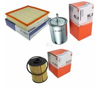 Mahle / Knecht Filtro Carburante KL 2 Filtro Aria LX 469/1 Filtro Olio OX 160D