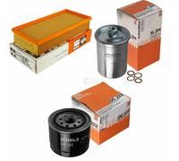 Mahle / Knecht Filtro Carburante Kl 204 Filtro Aria Lx 492 Filtro Olio Oc 222