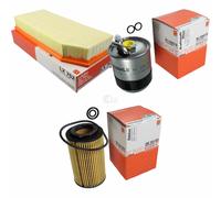 MAHLE/Knecht Filtro Carburante Kl 228/2D Filtro Aria LX 752 Filtro Olio Ox 153D3