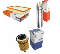 MAHLE / KNECHT Filtro Carburante KL 229/4 Filtro Aria LX 792 Filtro Olio OX 188D