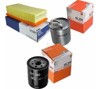 MAHLE / KNECHT Filtro Carburante KL 313 Filtro Aria LX 1008/1 Filtro Olio OC 369