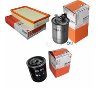 MAHLE / KNECHT Filtro Carburante KL 476D Filtro Aria LX 296 Filtro Olio OC 262