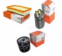 MAHLE / KNECHT Filtro Carburante KL 483 Filtro Aria LX 3344 Filtro Olio OC 232