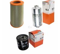 MAHLE / KNECHT Filtro Carburante KL 5 Filtro Aria LX 611 Filtro Olio OC 100