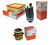 MAHLE / KNECHT Filtro Carburante KL 567 Filtro Aria LX 1846 Filtro Olio OX 386D