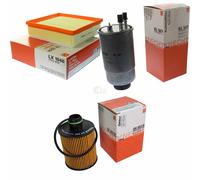 MAHLE / KNECHT Filtro Carburante KL 567 Filtro Aria LX 1846 Filtro Olio OX 553D