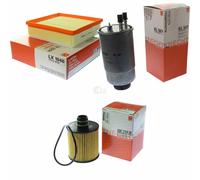 MAHLE / KNECHT Filtro Carburante KL 567 Filtro Aria LX 1846 Filtro Olio OX 779D