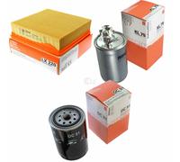 MAHLE / KNECHT Filtro Carburante KL 75 Filtro Aria LX 220 Filtro Olio OC 51