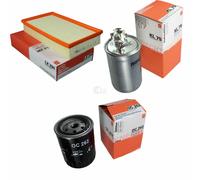 MAHLE / KNECHT Filtro Carburante KL 75 Filtro Aria LX 296 Filtro Olio OC 262