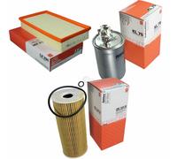 MAHLE / KNECHT Filtro Carburante KL 75 Filtro Aria LX 296 Filtro Olio OX 143D