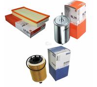 MAHLE / KNECHT Filtro Carburante KL 79 Filtro Aria LX 684 Filtro Olio OX 188D