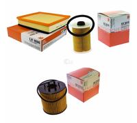 MAHLE / KNECHT Filtro Carburante KX 183D Filtro Aria LX 1656 Filtro Olio OX 210D
