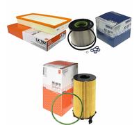MAHLE / KNECHT Filtro Carburante KX 192D Filtro Aria LX 792 Filtro Olio OX 420D