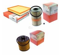 MAHLE / KNECHT Filtro Carburante KX 204D Filtro Aria LX 1583 Filtro Olio OX 210D