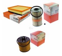 MAHLE / KNECHT Filtro Carburante KX 204D Filtro Aria LX 1656 Filtro Olio OX 210D