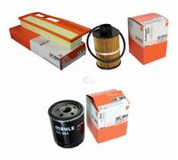 MAHLE / KNECHT Filtro Carburante KX 208D Filtro Aria LX 1920 Filtro Olio OC 983
