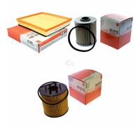 MAHLE / KNECHT Filtro Carburante KX 218D Filtro Aria LX 1583 Filtro Olio OX 210D