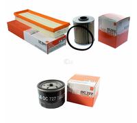 Mahle / Knecht Filtro Carburante KX 218D Filtro Aria LX 704/1 Filtro Olio OC 727