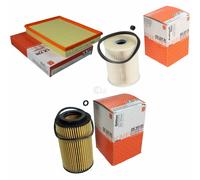 MAHLE / KNECHT Filtro Carburante KX 231D Filtro Aria LX 735 Filtro Olio OX 153D1