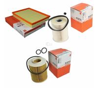 MAHLE/Knecht Filtro Carburante KX 231D Filtro Aria LX 735 Filtro Olio Ox 163/4D