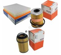 MAHLE / KNECHT Filtro Carburante KX 78D Filtro Aria LX 1817 Filtro Olio OX 153D1