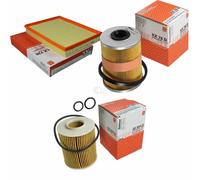 MAHLE / KNECHT Filtro Carburante KX 78D Filtro Aria LX 735 Filtro Olio OX 163/4D