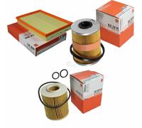 MAHLE / KNECHT Filtro Carburante KX 78D Filtro Aria LX 999 Filtro Olio OX 163/4D