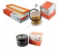 MAHLE / KNECHT Filtro Carburante KX 81D Filtro Aria LX 704/1 Filtro Olio OC 727