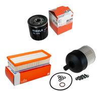 MAHLE/Knecht Filtro Olio Oc 978 Carburante KX 338 / 26D Aria LX 3542